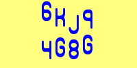 Blue Captcha Image