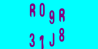 Blue Captcha Image