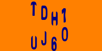 Blue Captcha Image