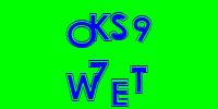 Blue Captcha Image
