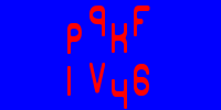 Blue Captcha Image