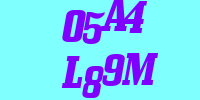 Blue Captcha Image