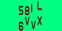 Blue Captcha Image