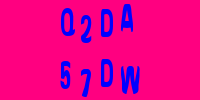 Blue Captcha Image