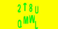 Blue Captcha Image