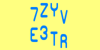 Blue Captcha Image