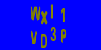 Blue Captcha Image