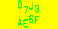 Blue Captcha Image