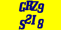 Blue Captcha Image
