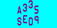 Blue Captcha Image