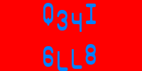 Blue Captcha Image