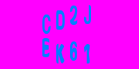Blue Captcha Image