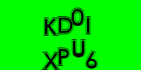 Blue Captcha Image