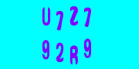 Blue Captcha Image
