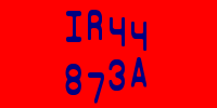 Blue Captcha Image