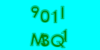 Blue Captcha Image