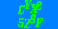 Blue Captcha Image