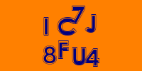 Blue Captcha Image