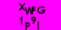 Blue Captcha Image