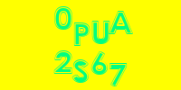 Blue Captcha Image