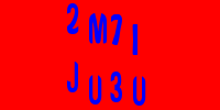 Blue Captcha Image