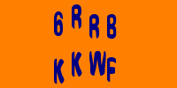 Blue Captcha Image