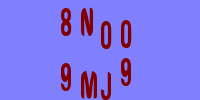 Blue Captcha Image
