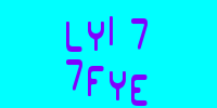 Blue Captcha Image